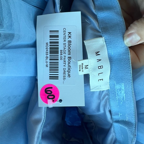 MABLE Light Blue Party Dress - Picture 3 of 5